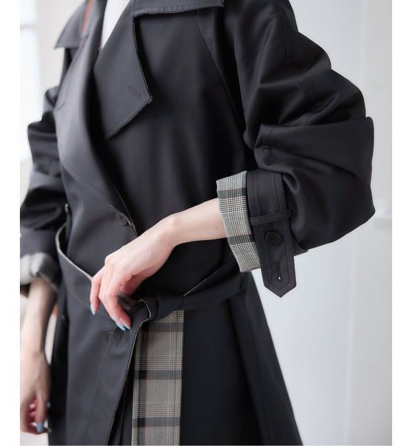 U by SPICK&SPAN「《予約》リバーシブルミドルトレンチコート」|トレンチコート|