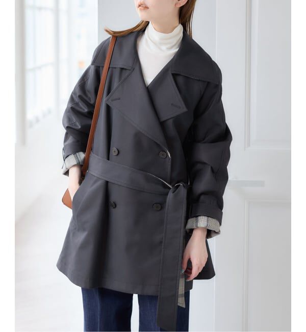 U by SPICK&SPAN「《予約》リバーシブルミドルトレンチコート」|トレンチコート|
