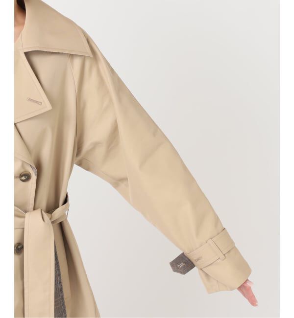 U by SPICK&SPAN「《予約》リバーシブルミドルトレンチコート」|トレンチコート|
