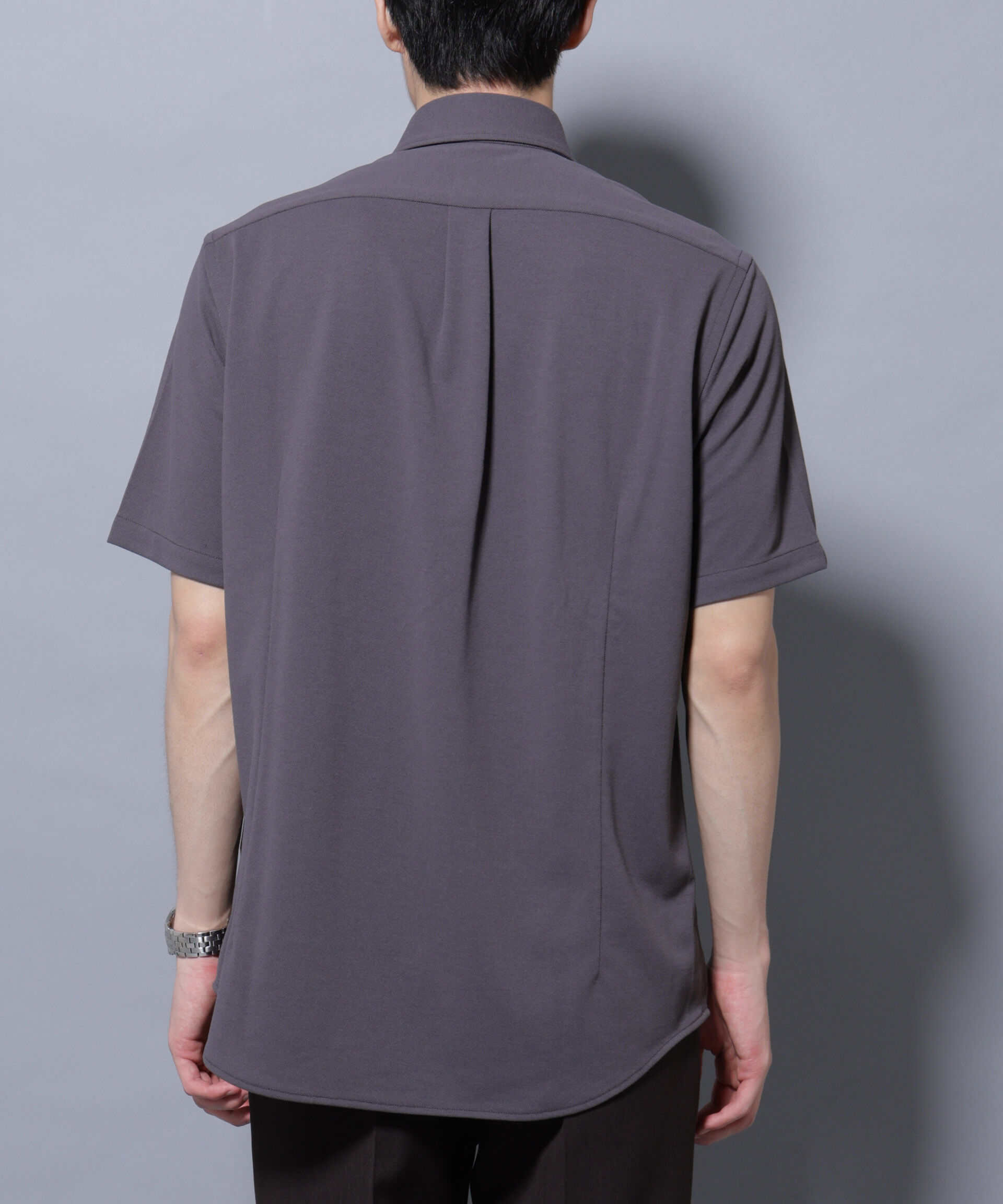 NANO universe「「N SHIRTS」 AERO FREEZE 鹿の子シャツ」|シャツ・ブラウス|
