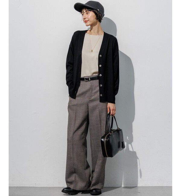 23区「BALLIクラシックウールクロス ワイドパンツ」|その他|