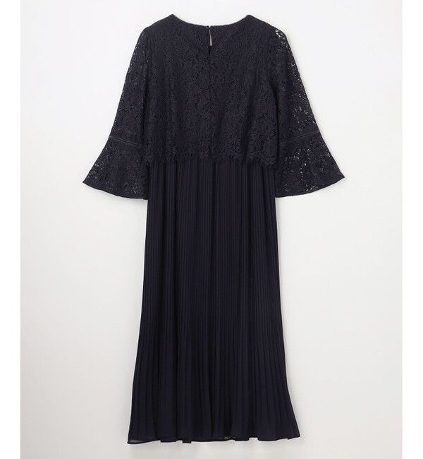ANY SIS「【Lily Calin】レース&times;プリーツコンビ ドレス」|ドレス|