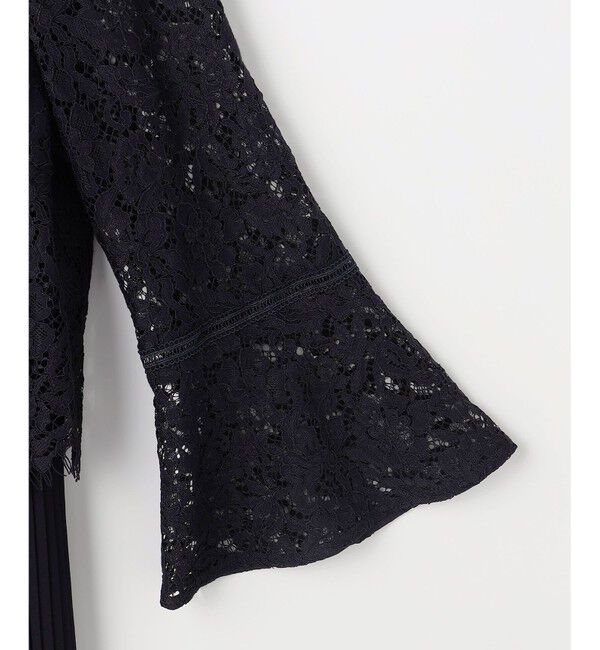 ANY SIS「【Lily Calin】レース&times;プリーツコンビ ドレス」|ドレス|