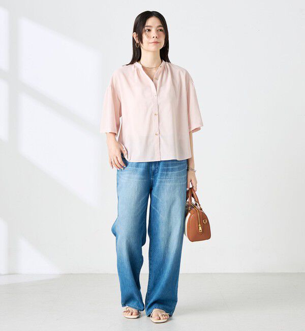 NOLLEY'S「【BECシリーズ】ウォッシャブル袖2ＷAYシアーボイルブラウス」|シャツ・ブラウス|