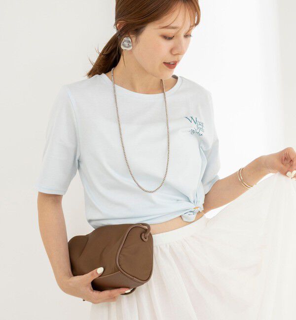 NOLLEY'S「ウォッシャブルプリントT」|Tシャツ・カットソー|