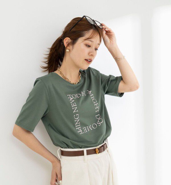NOLLEY'S「ウォッシャブルプリントT」|Tシャツ・カットソー|
