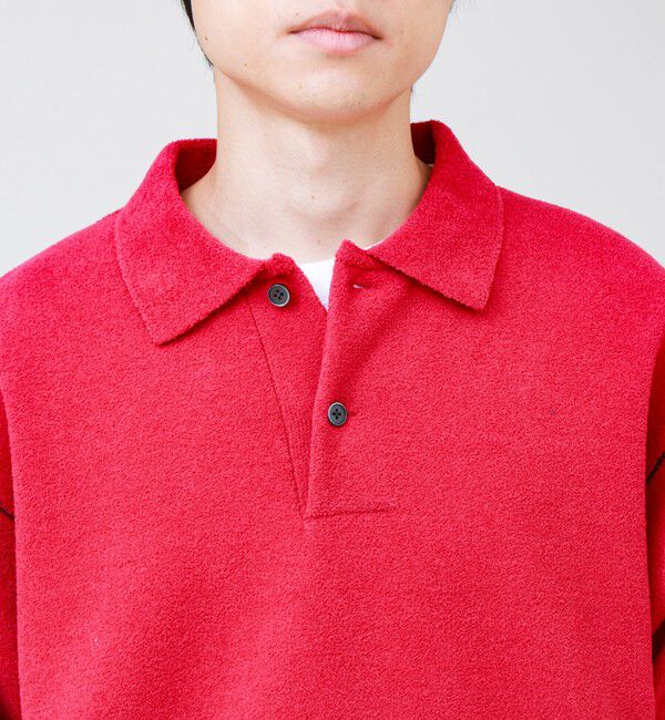 GLOSTER「【洗えるニット】ショートフェザー ポロニット」|ニット・セーター|
