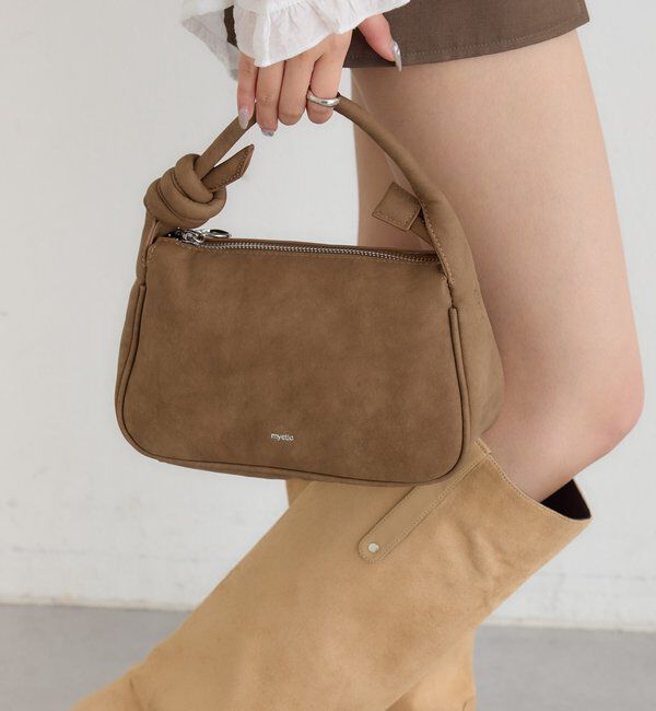 「26AW 結び目ハンドルBAG」|トートバッグ|ブラウン