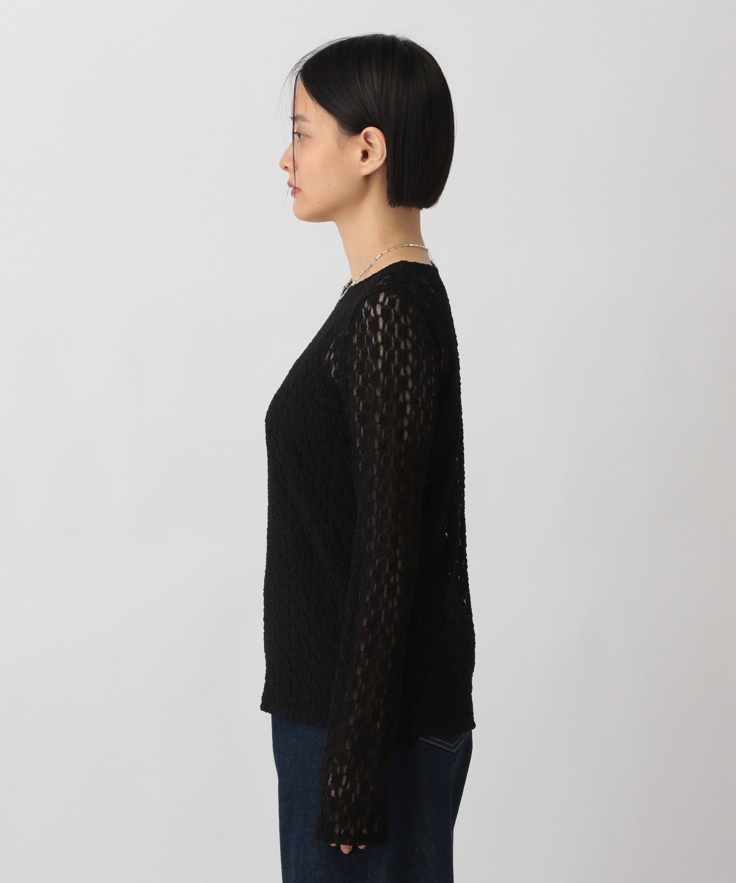 A part by 「レースカット_長袖」|Tシャツ・カットソー|