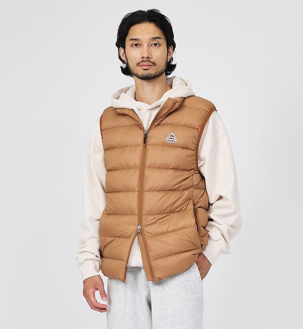 ABAHOUSE「【PYRENEX / ピレネックス】HMY027 / ARIAL VEST /」|ダウン|ブラウン