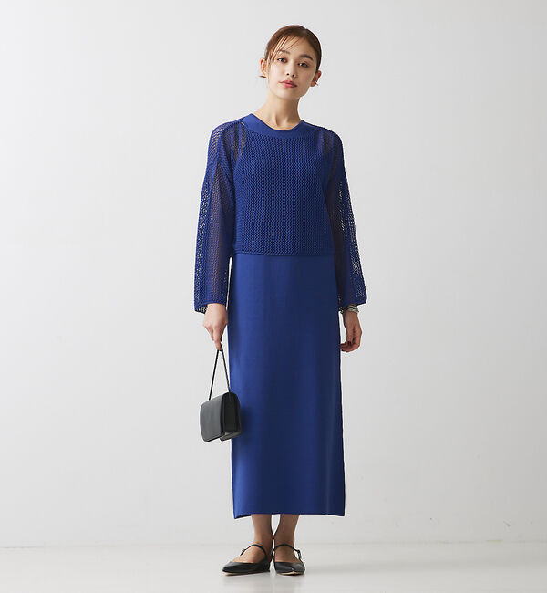Rouge vif「シアーニット アンサンブルワンピ」|ワンピース|