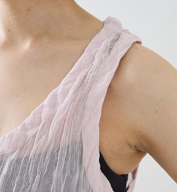 The Store by C' 「【TOTEME】Crinkled Gauze Tank Top／ガーゼタンクトッ」|キャミソール|