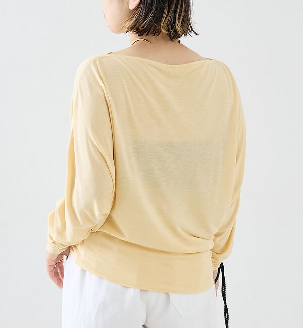 The Store by C' 「【TOTEME】Boatneck Jersey Top／ボートネックジャージート」|Tシャツ・カットソー|