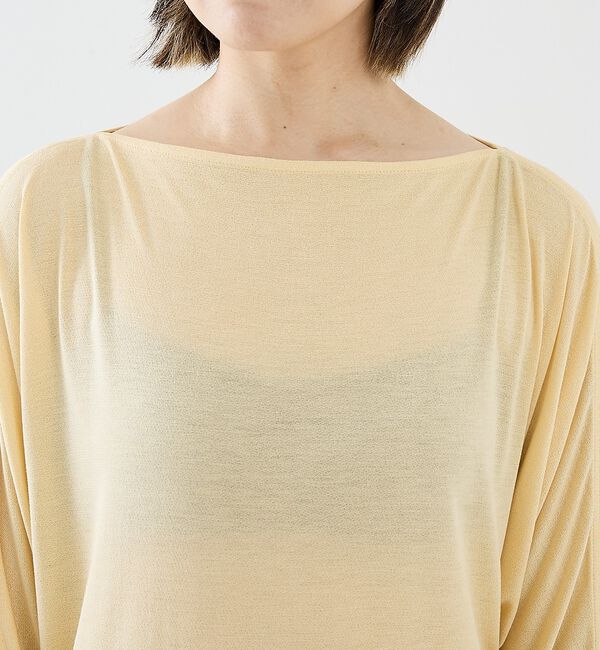 The Store by C' 「【TOTEME】Boatneck Jersey Top／ボートネックジャージート」|Tシャツ・カットソー|