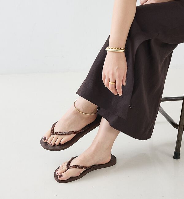 The Store by C' 「【Havaianas】Slim Glitter Ⅱ／グリッタービーチサンダル」|サンダル|