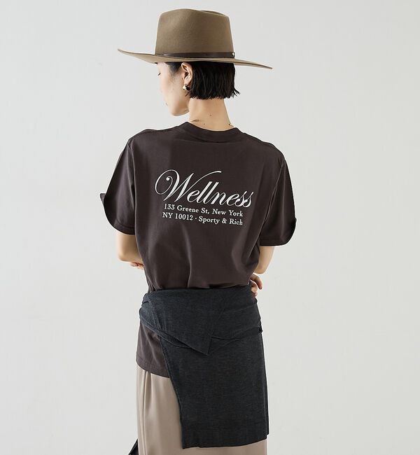 The Store by C' 「【Sporty&Rich】Soho T-Shirt／ロゴTシャツ」|Tシャツ・カットソー|