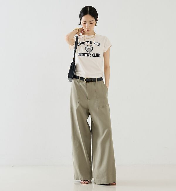 The Store by C' 「【Sporty&Rich】Varsity Crest Essential Tee」|Tシャツ・カットソー|