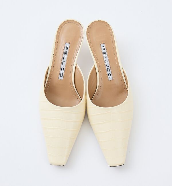 The Store by C' 「【PELLICO】DAMA ミュール COCCO STAMP／クロコ型押しミュー」|パンプス|