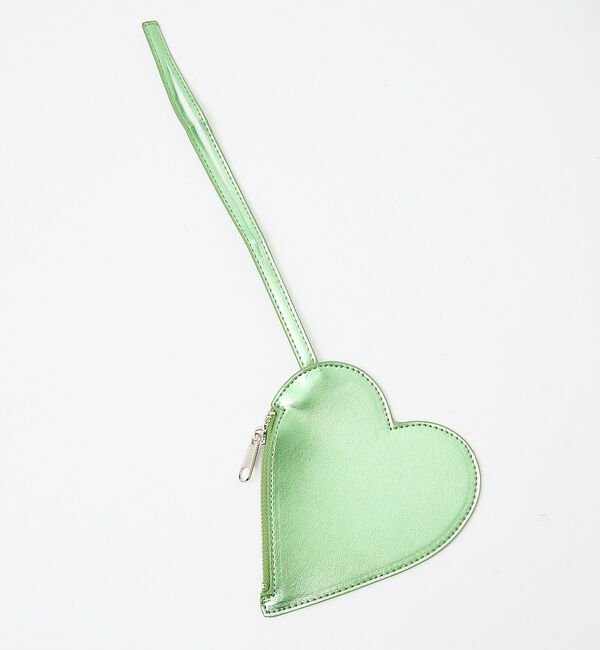 NOMINE「【cheek】heart pouch studs スタッズ ハートチャーム 巾着」|ショルダー・メッセンジャー|