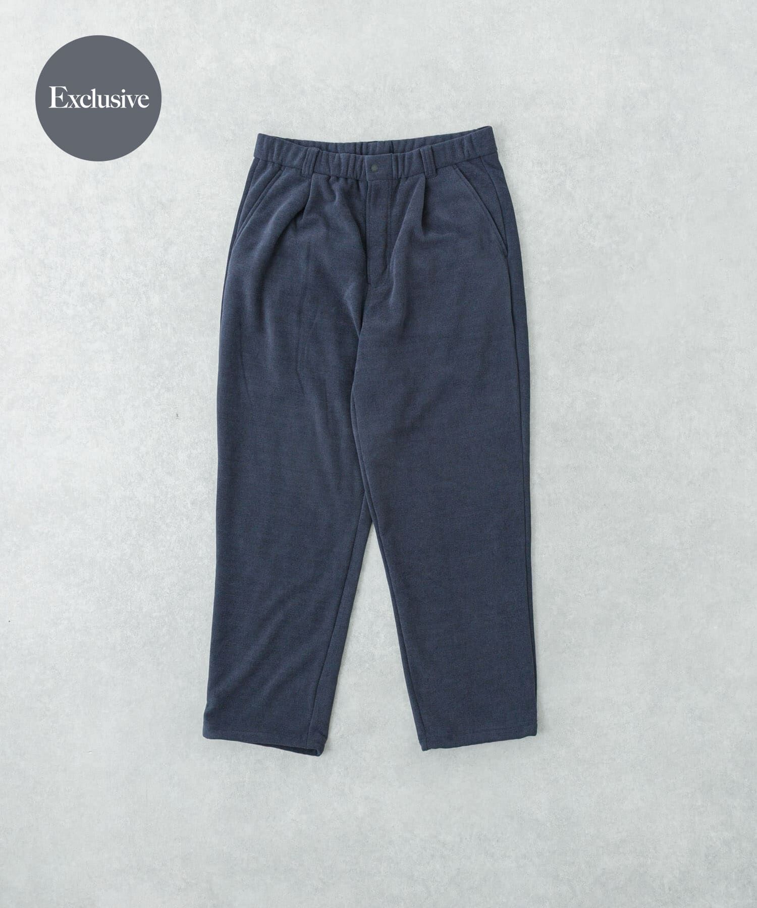 URBAN RESEARCH「『別注』THOUSAND MILE&times;URBAN RESEARCH　ニットフリースパンツ」|その他|ネイビー