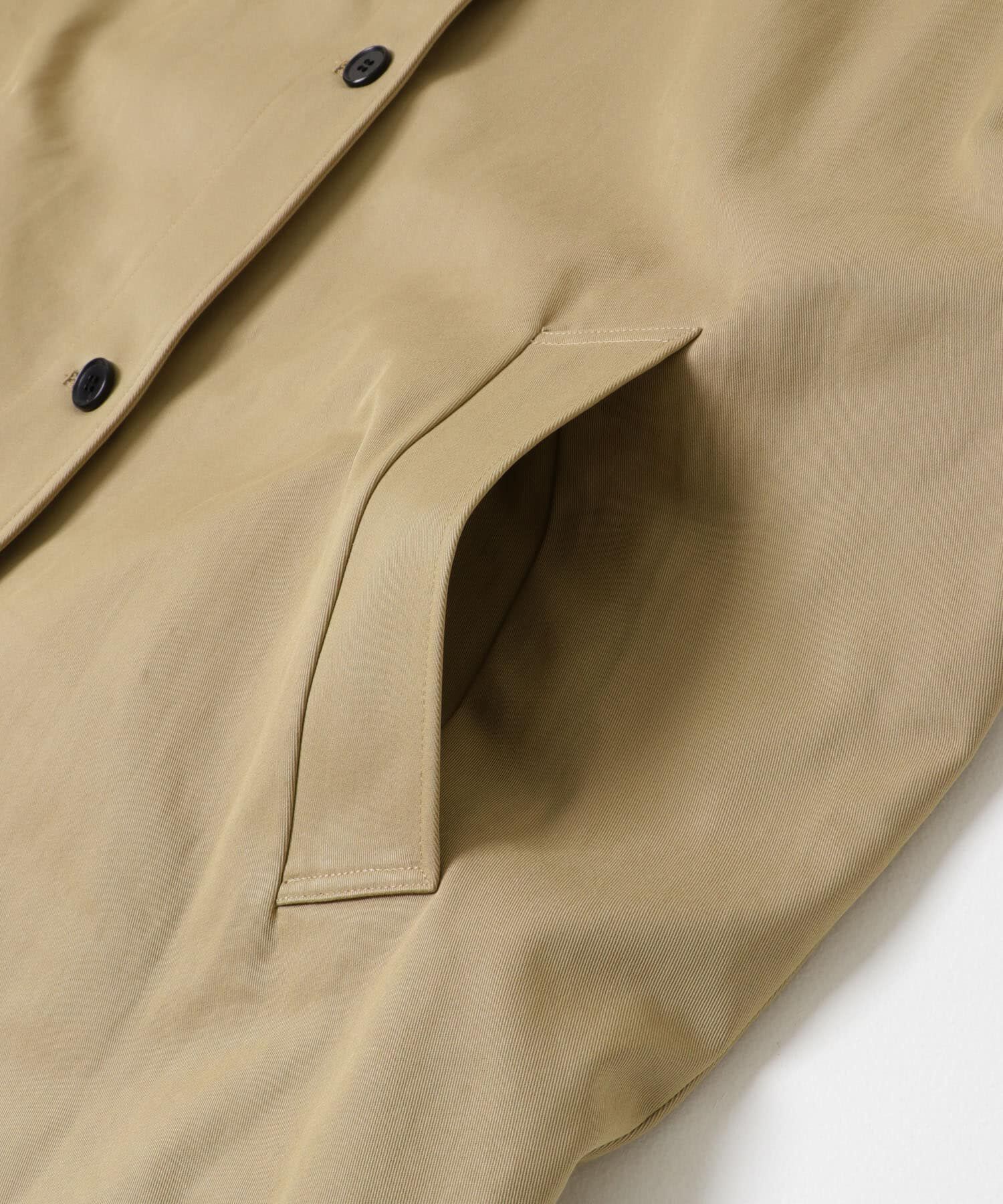 URBAN RESEARCH DOORS「『撥水』BACKヨークスタンドカラーコート」|ノーカラーコート|