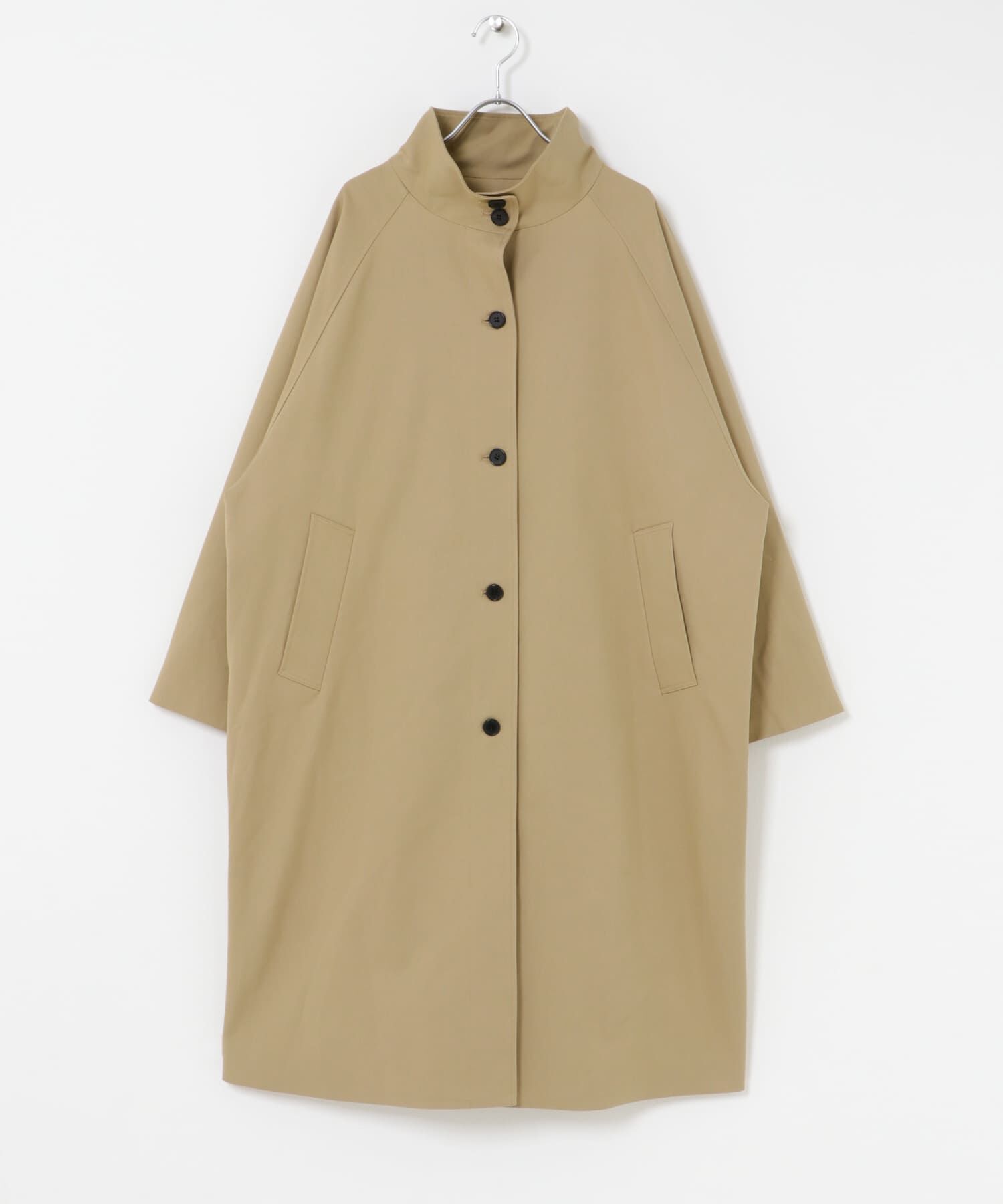 URBAN RESEARCH DOORS「『撥水』BACKヨークスタンドカラーコート」|ノーカラーコート|