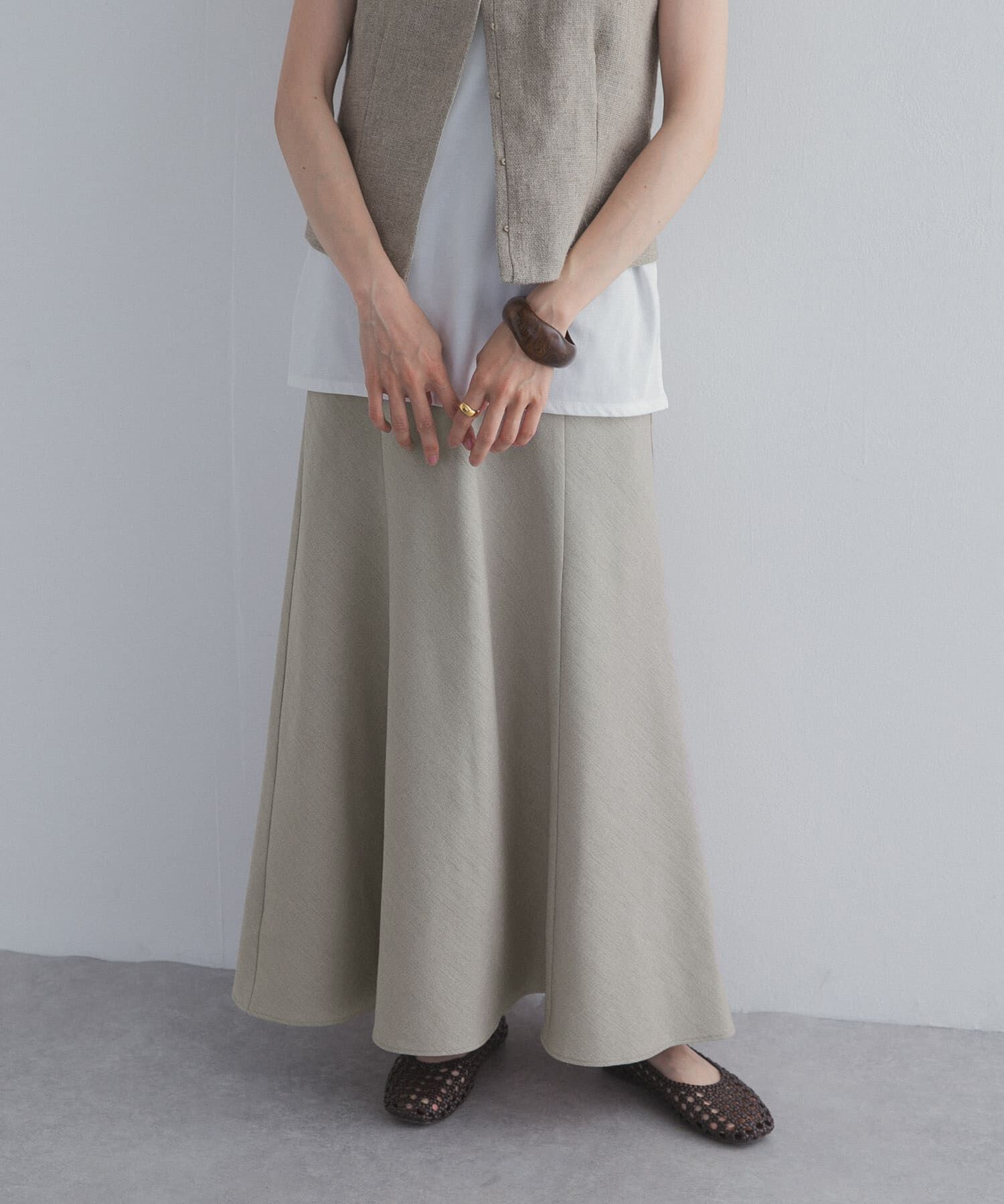 URBAN RESEARCH DOORS「バイアスフレアスカート」|スカート|