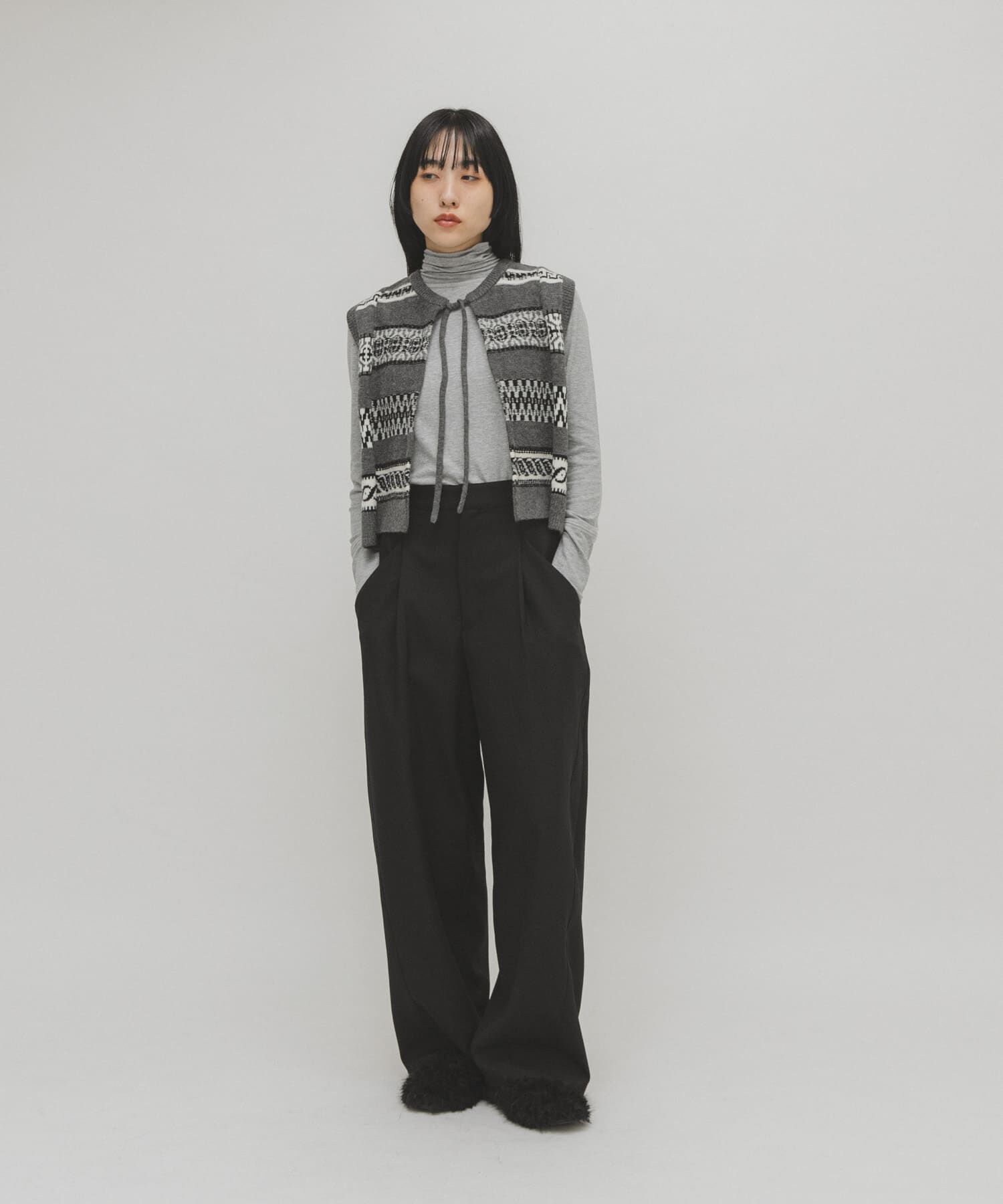  「illi　タートルベーシックカットソー」|Tシャツ・カットソー|