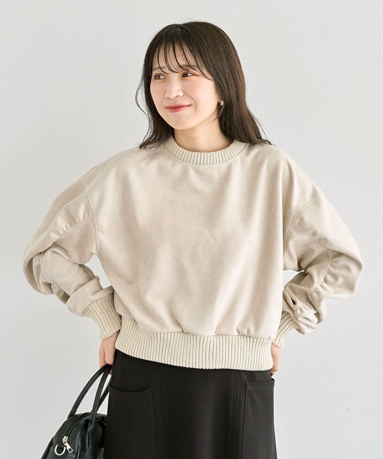 Green Parks「・ELENCARE DUE スエードポンチプルオーバー」|Tシャツ・カットソー|Ivory
