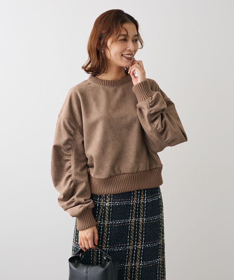 Green Parks「・ELENCARE DUE スエードポンチプルオーバー」|Tシャツ・カットソー|