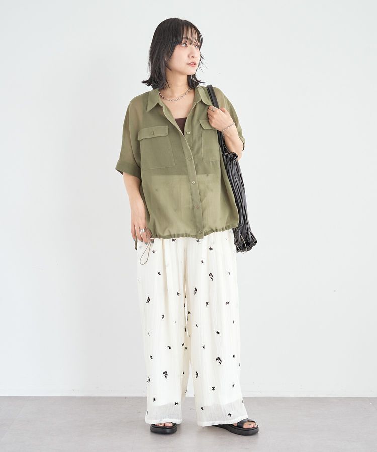 Green Parks「プリーツドロストトートバッグ」|トートバッグ|