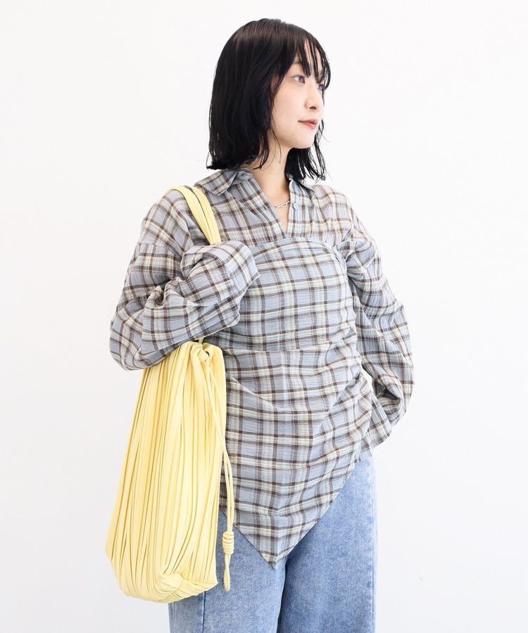 Green Parks「プリーツドロストトートバッグ」|トートバッグ|