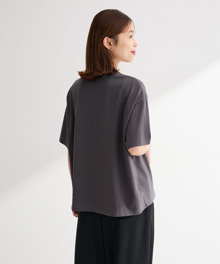 Green Parks「【適ON】汗染み防止ボックスロゴTシャツ」|Tシャツ・カットソー|