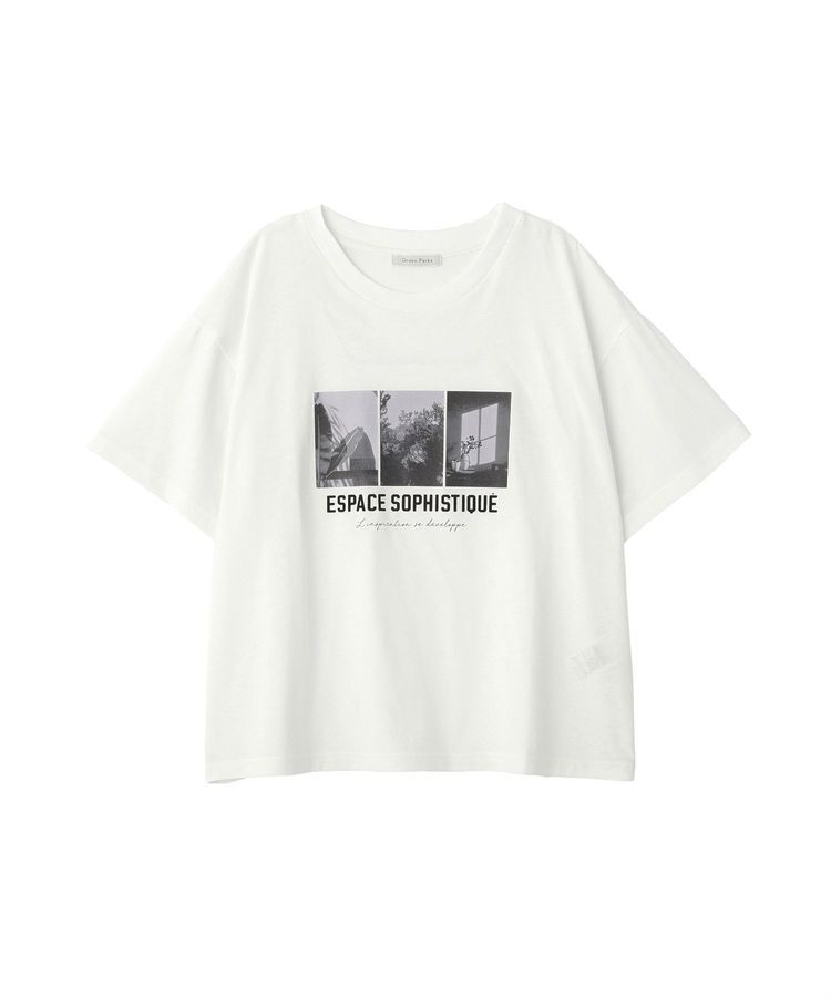 Green Parks「【適ON】汗染み防止ボックスロゴTシャツ」|Tシャツ・カットソー|