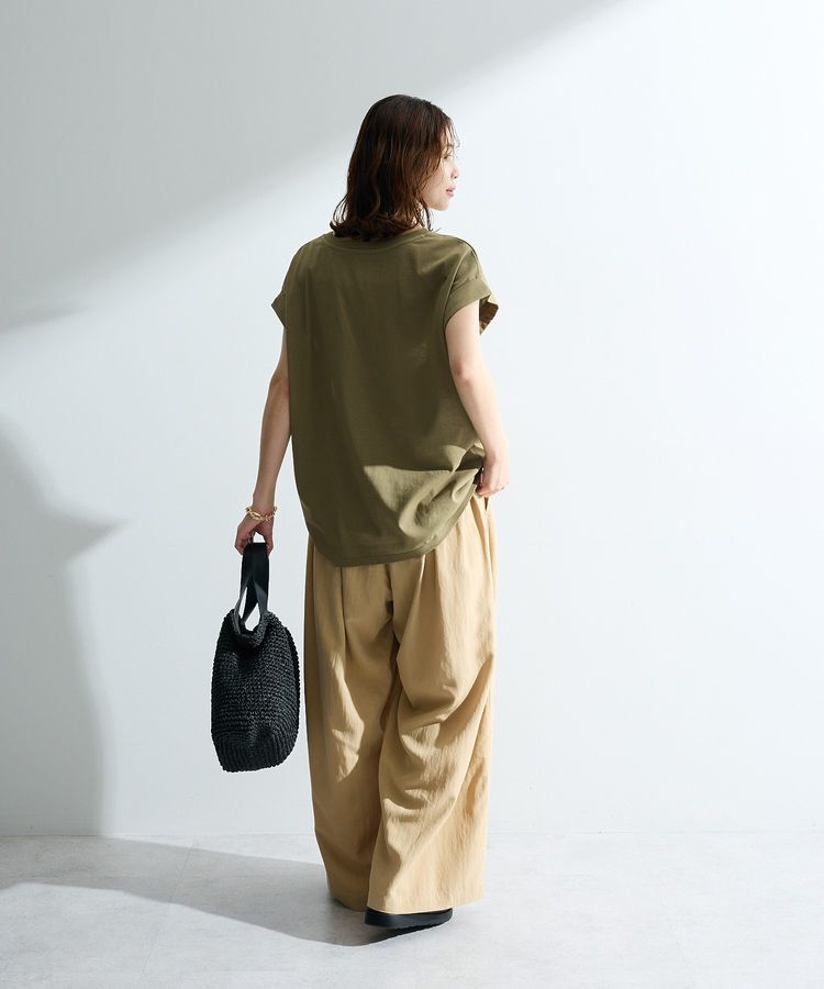 Green Parks「【適ON】汗染み防止フレンチロゴTシャツ」|Tシャツ・カットソー|