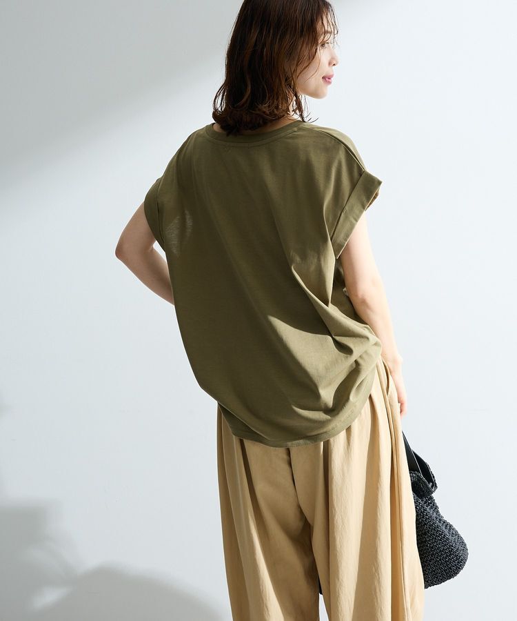 Green Parks「【適ON】汗染み防止フレンチロゴTシャツ」|Tシャツ・カットソー|