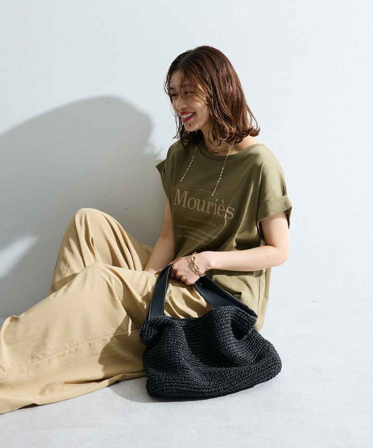 Green Parks「【適ON】汗染み防止フレンチロゴTシャツ」|Tシャツ・カットソー|