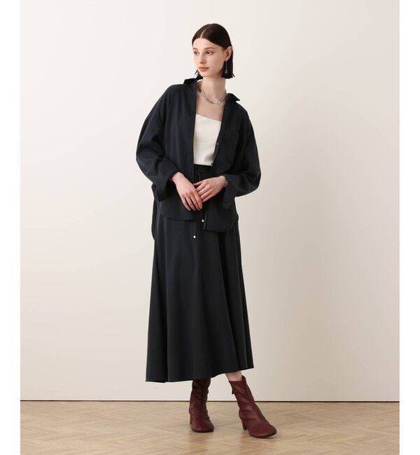 allureville「フィブリルストレッチシャツ」|シャツ・ブラウス|