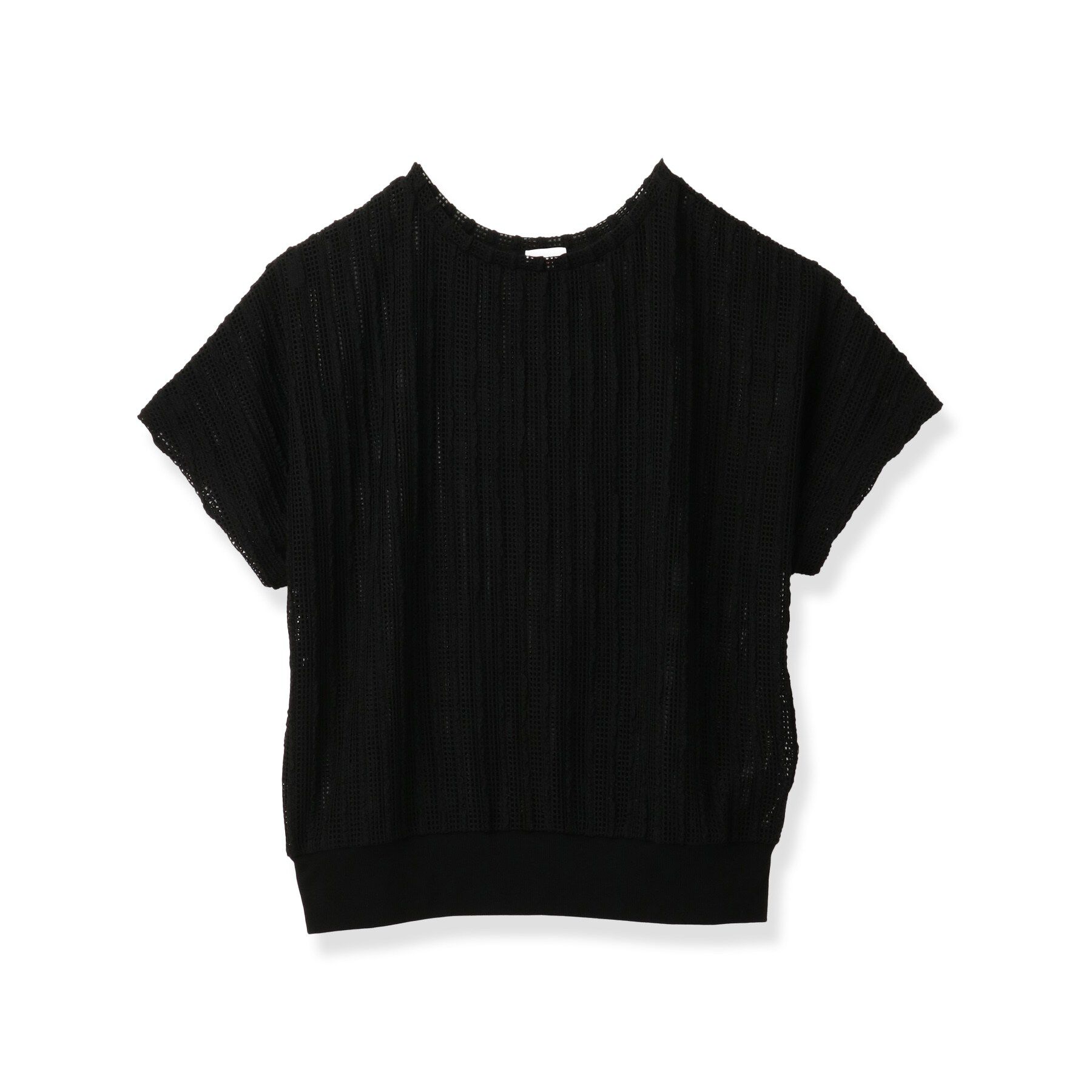 DRESSTERIOR「【体型カバー/日除け】ドルマンスリーブ シアーメッシュプルオーバー」|Tシャツ・カットソー|