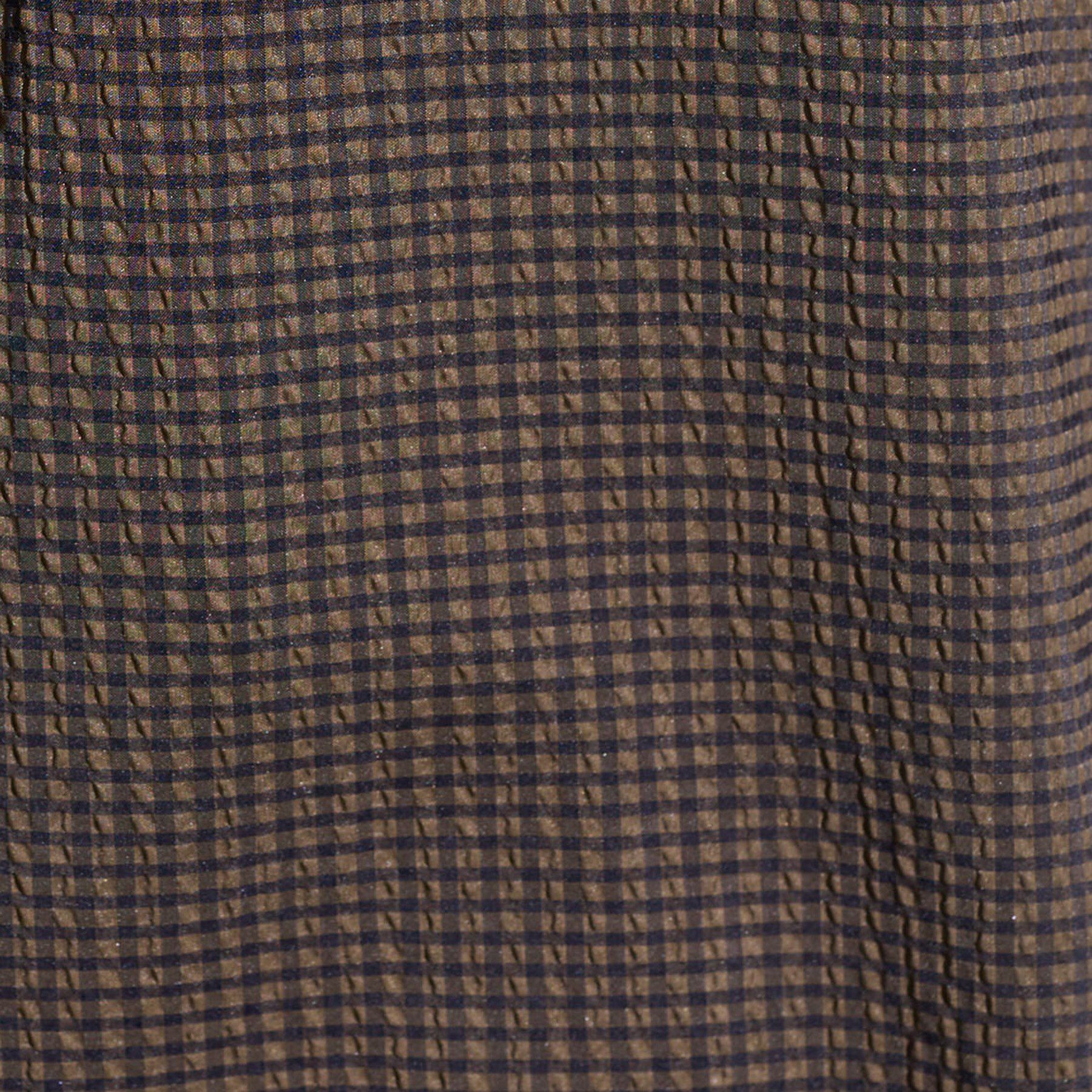 INDIVI「【体型カバー】サッカーチェックドルマントップス」|Tシャツ・カットソー|