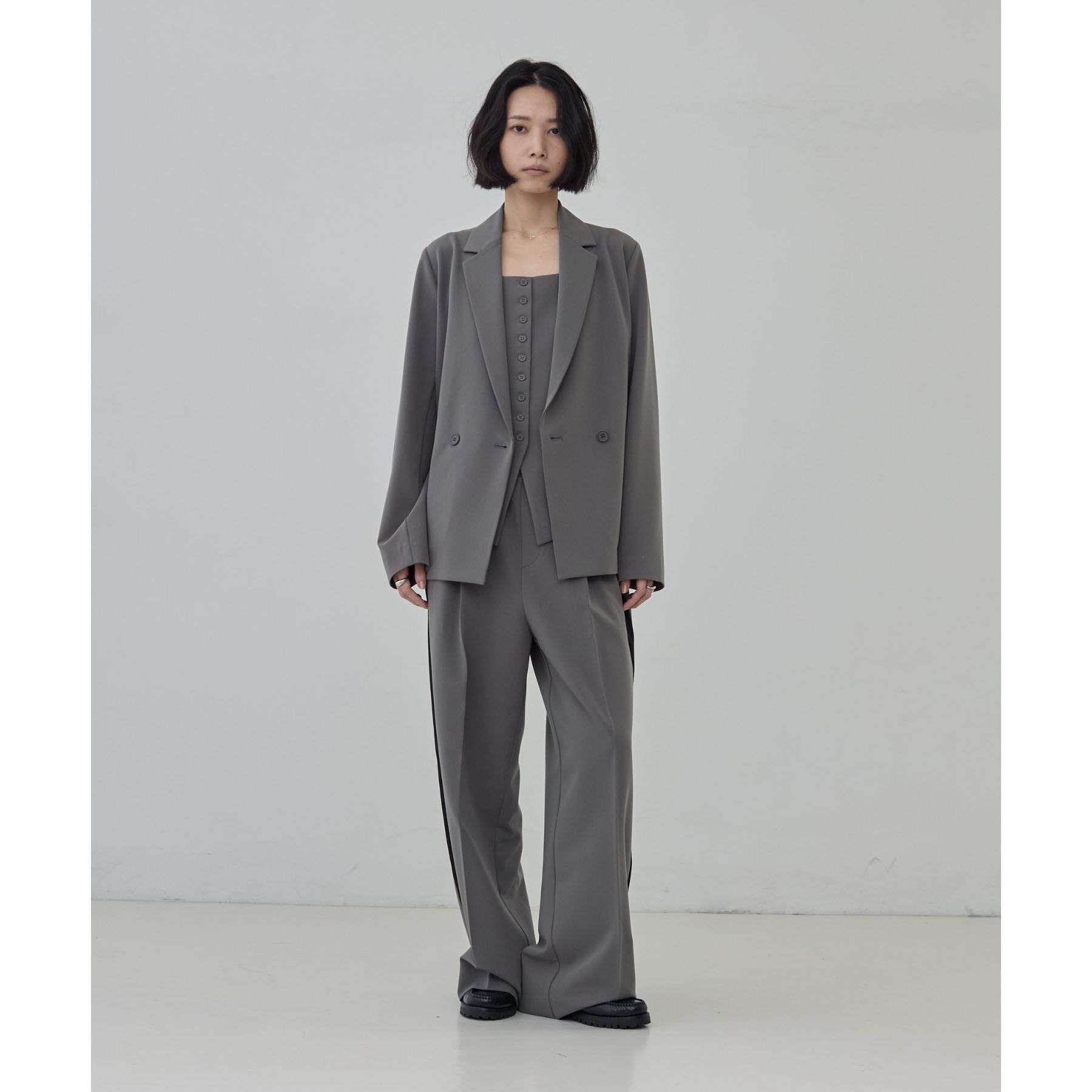 GALLEST「Comfy Slacks｜イージーサイドラインワイドパンツ」|その他|