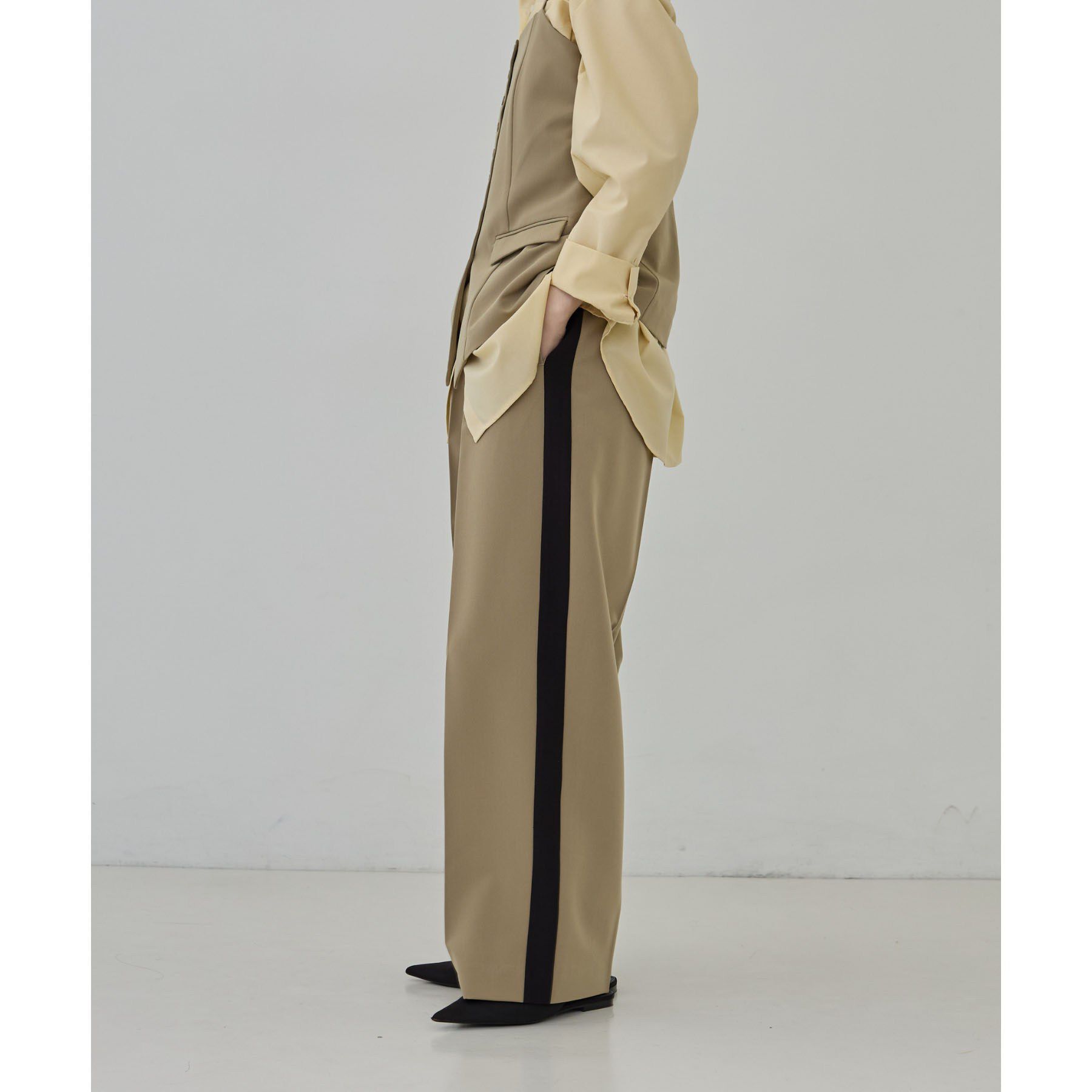 GALLEST「Comfy Slacks｜イージーサイドラインワイドパンツ」|その他|