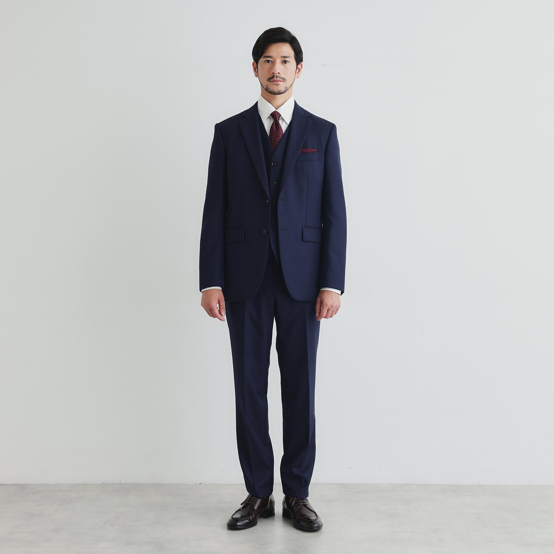 TAKEO KIKUCHI「鱗紋 ベスト」|スーツ|