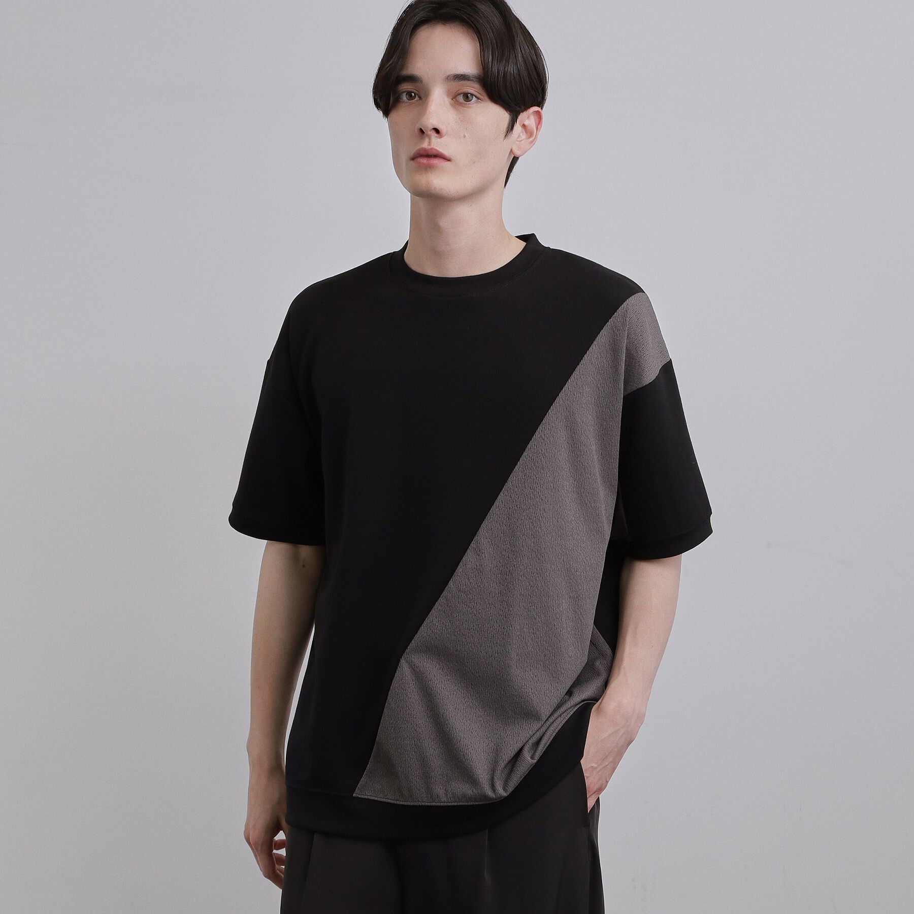 tk.TAKEO KIKUCHI「切り替えカットソー」|Tシャツ・カットソー|