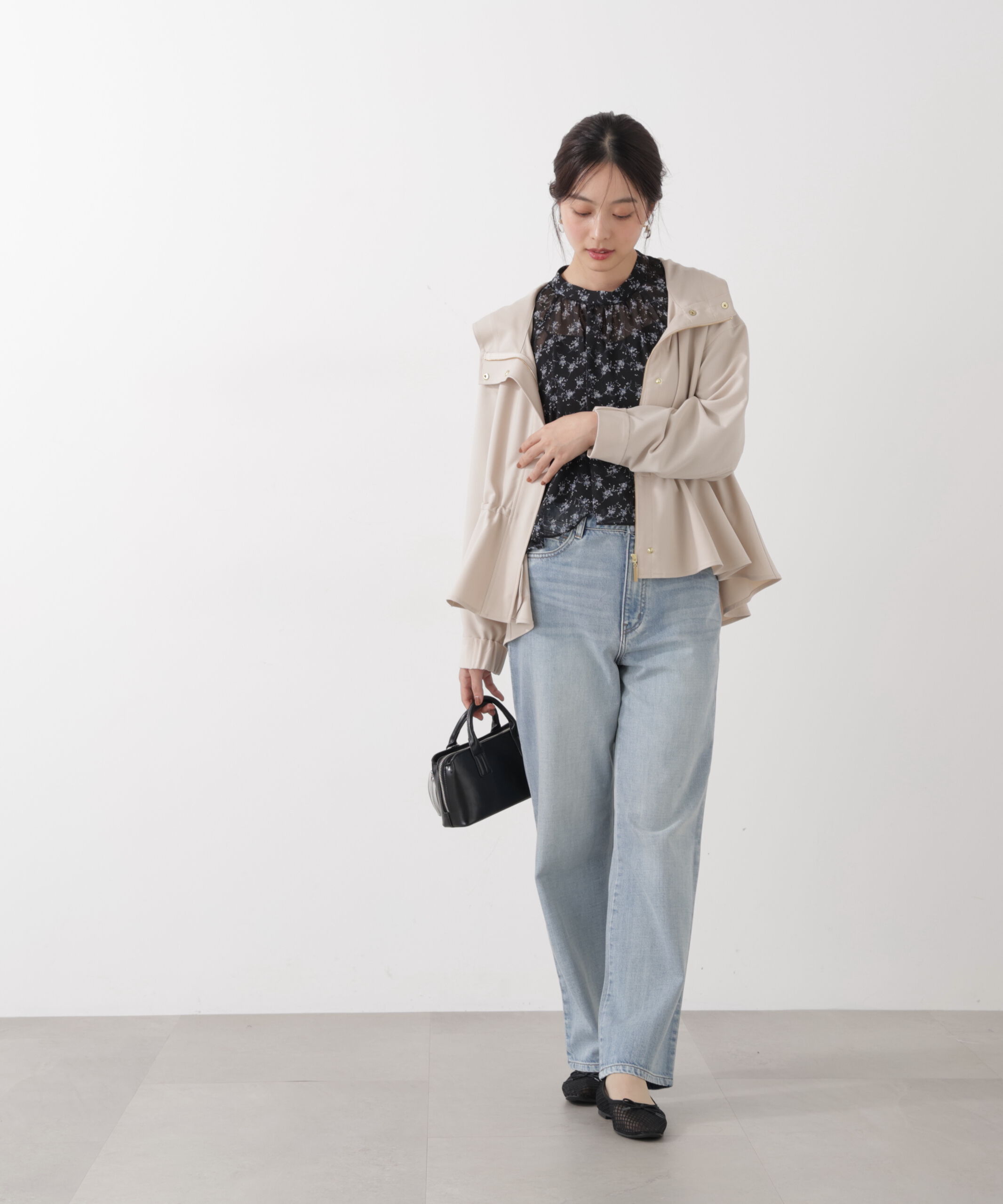 PROPORTION BODY DRESSING「〈a/mie〉ジョーゼットボリュームブラウス　26SS」|シャツ・ブラウス|