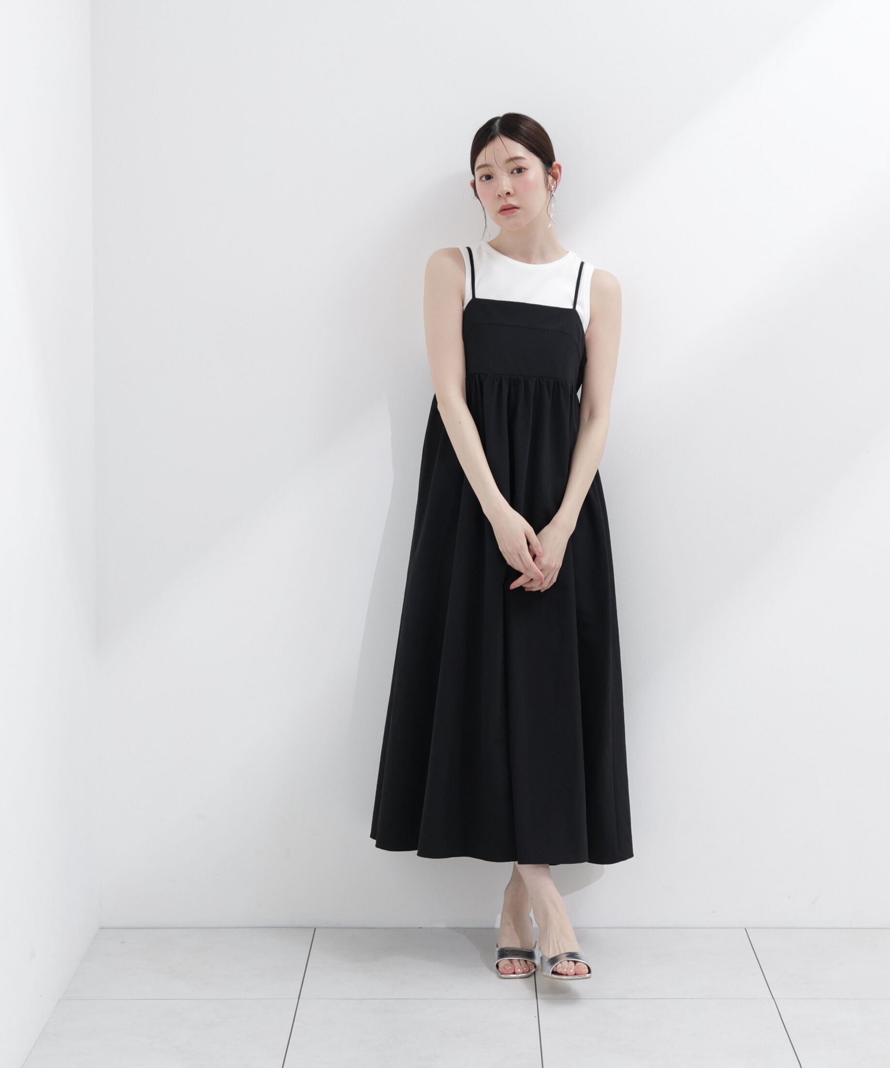 PROPORTION BODY DRESSING「カットドッキングキャミワンピース」|ワンピース|