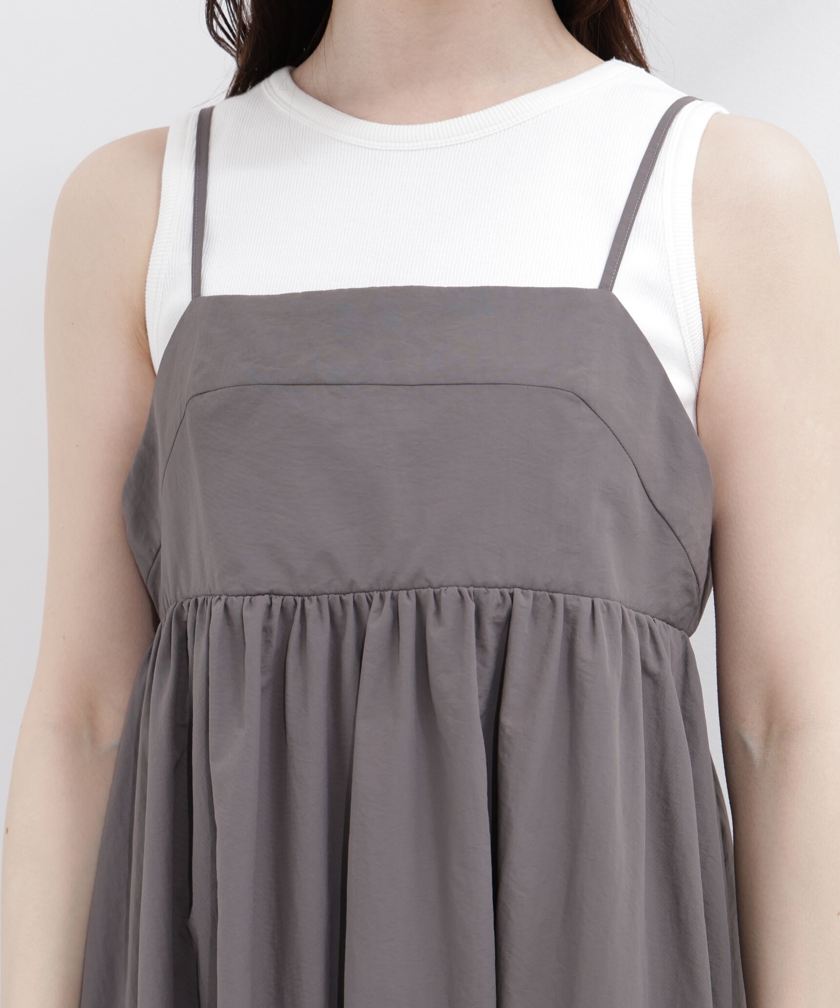 PROPORTION BODY DRESSING「カットドッキングキャミワンピース」|ワンピース|