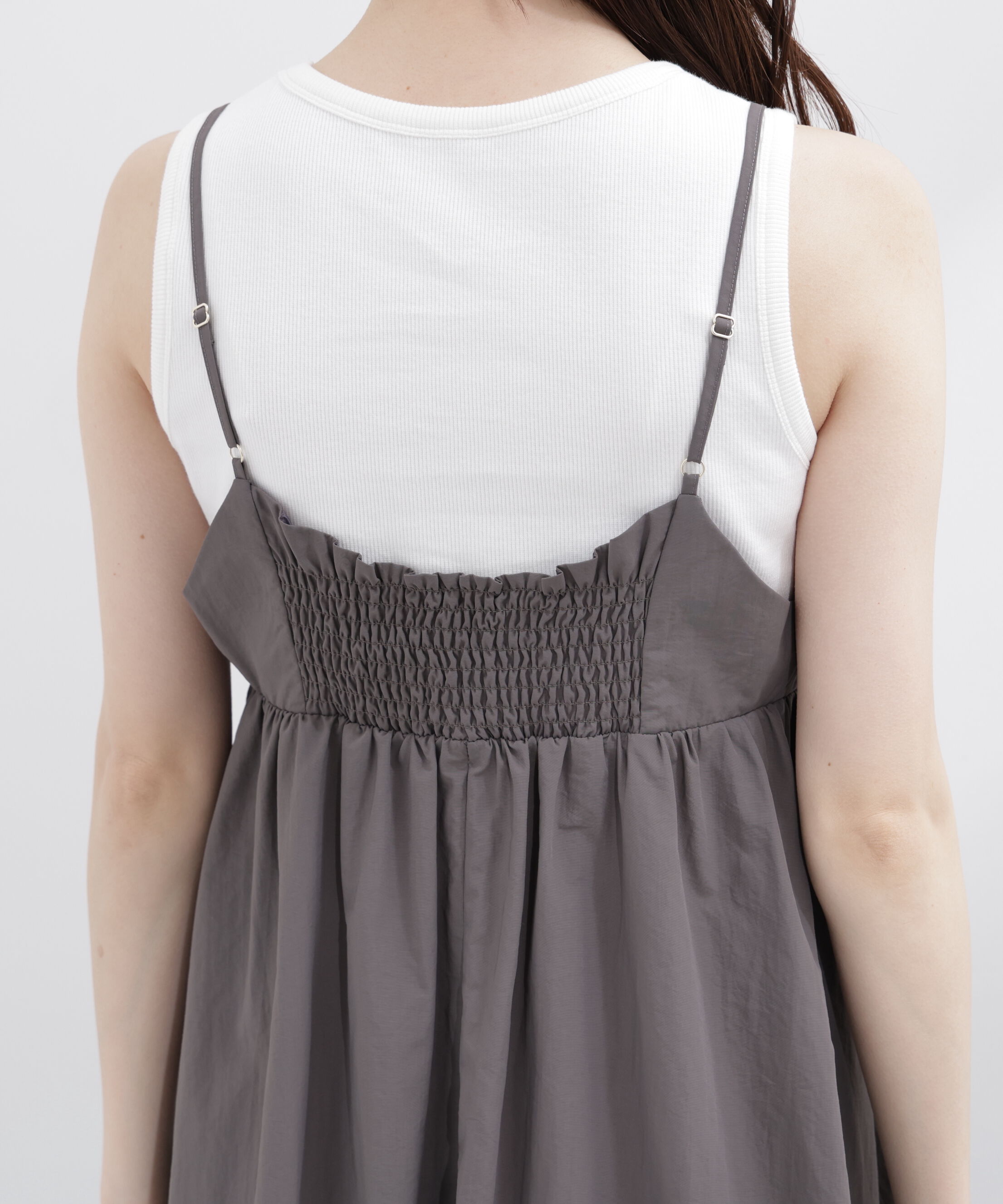 PROPORTION BODY DRESSING「カットドッキングキャミワンピース」|ワンピース|