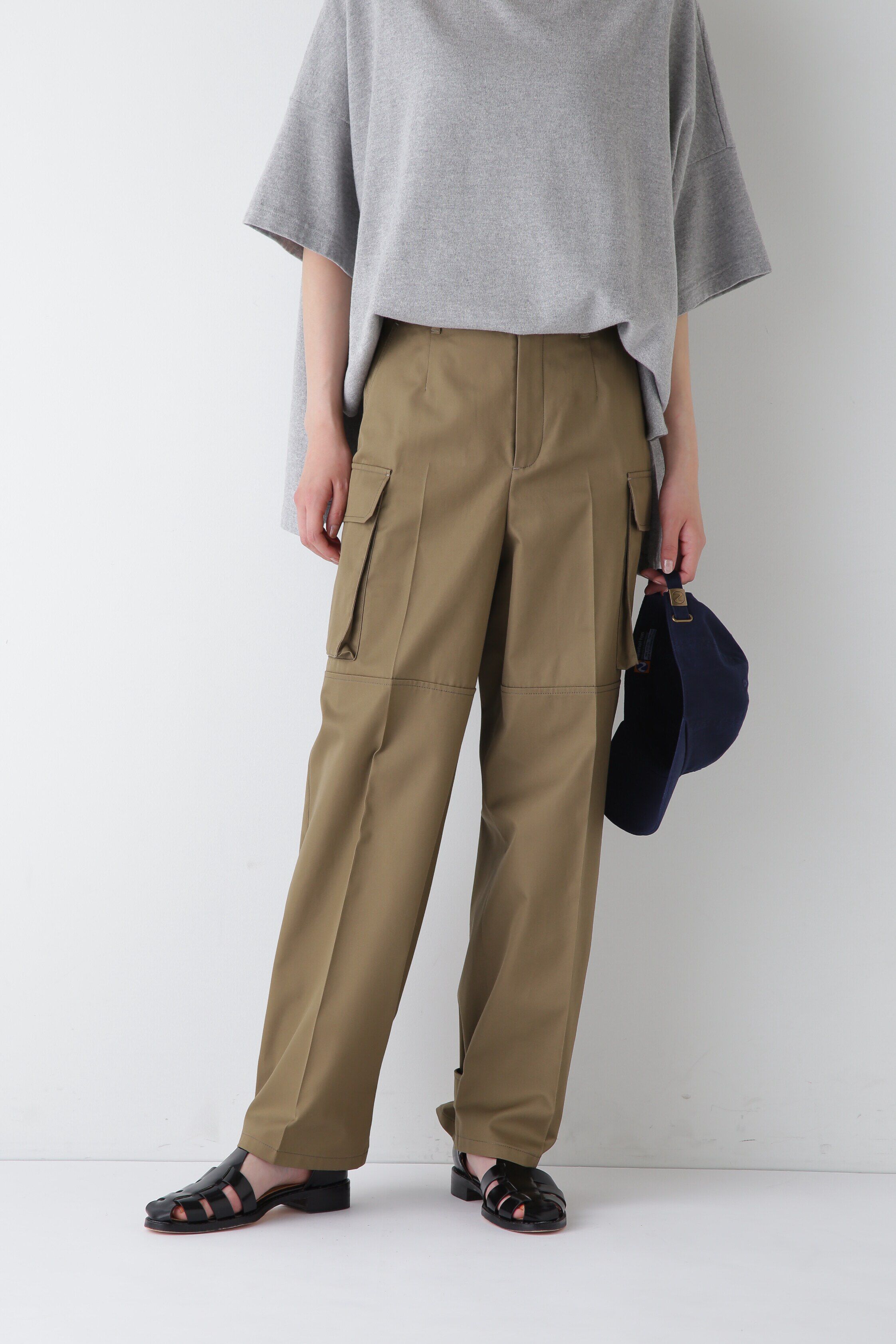  「◆コットンギャバパンツ」|その他|オリーブ