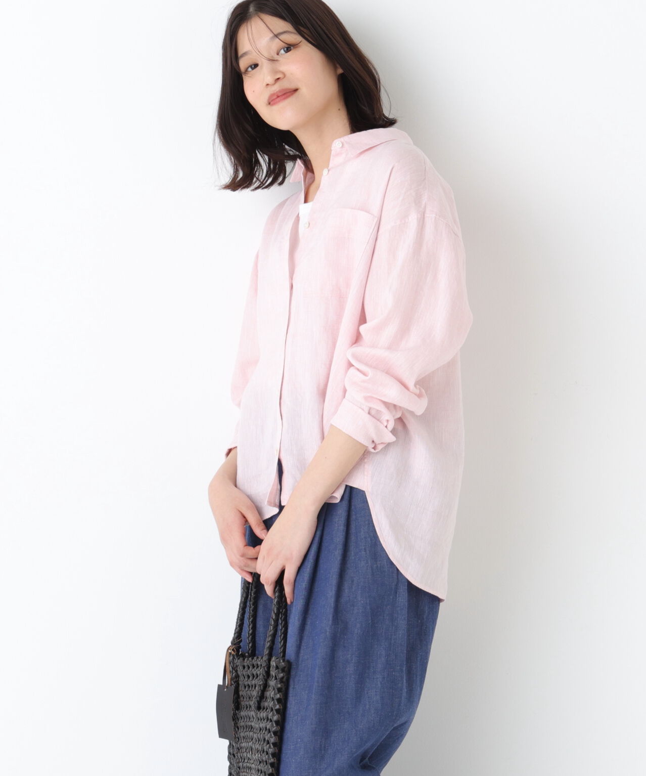  「◆《名品 / リネン100% / 洗える》 ハードマンリネンシャツ」|シャツ・ブラウス|